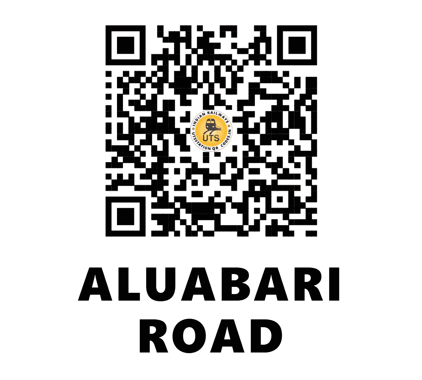 UTS QR Code for ALUABARI ROAD - AUB - NF (WEST BENGAL)